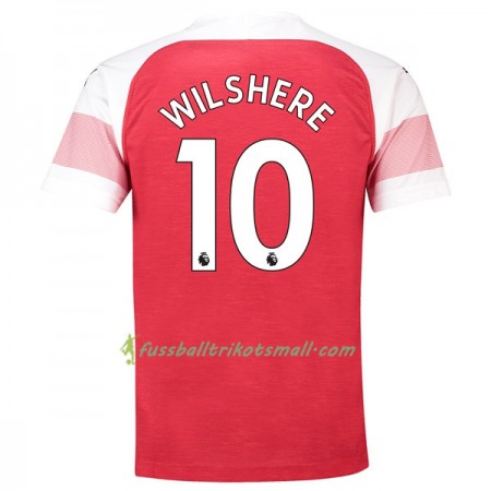 Günstige Fußballtrikots Arsenal Wilshere 10 2018-2019 Kurzarm Heimtrikotsatz kaufen